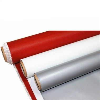 Tecido de fibra de vidro de borracha de silicone reforçado